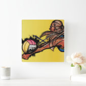 Volleyball DIGG - Horloge murale (Maison)