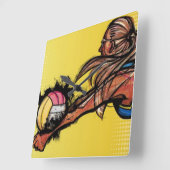 Volleyball DIGG - Horloge murale (Angle)