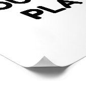 VOLLEYBALL EENVOUDIG POSTER (Hoek)