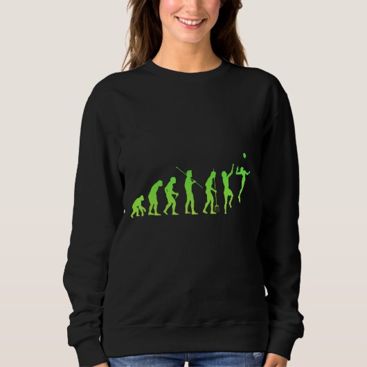 Volleyball Evolution Player Spike Ball Sport Trui (Voorkant)