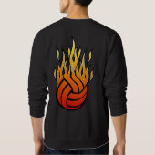 Volleyball flamboyant - sweatshirt (Dos)
