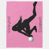 Volleyball Fleece Blanket (Voorkant)