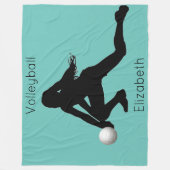 Volleyball Fleece Blanket (Voorkant)