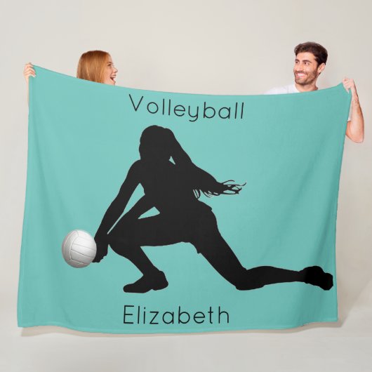 Volleyball Fleece Blanket Deken (In situ)