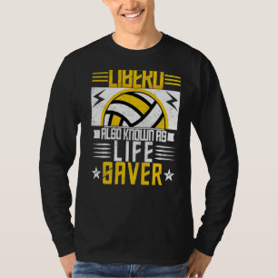 Volleyball for Men and Women Libero, ook bekend al T-shirt