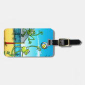 Volleyball Frog Bagagelabel (Voorkant horizontaal)