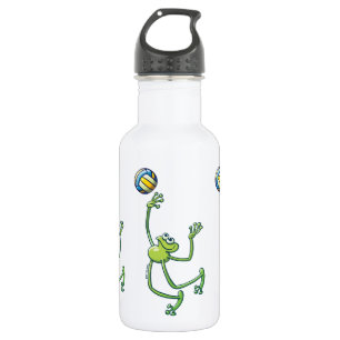 Volleyball Frog Waterfles