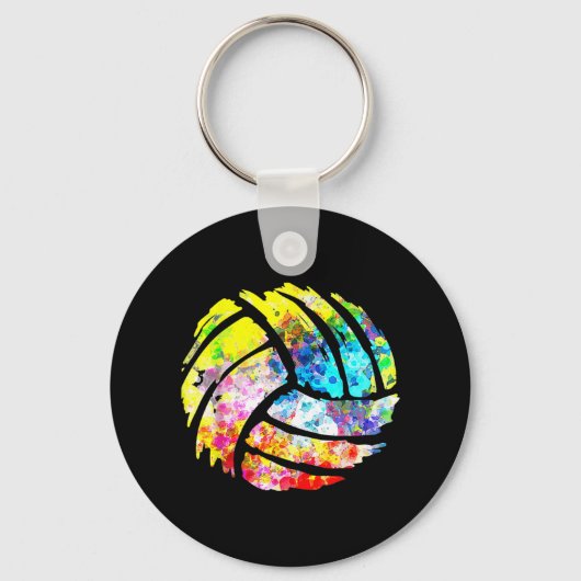 Volleyball Fun-cadeaus voor vaders moeders coach Sleutelhanger (Voorkant)