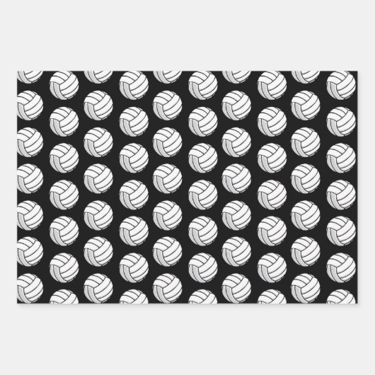 Volleyball Gefeliciteerd met het ompakken van papi Inpakpapier Vel (Voorkant 2)