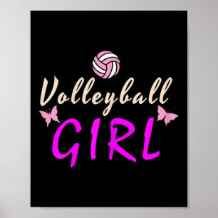 Volleyball Girl Poster