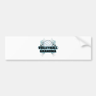 Volleyball Grandma (cross).png Bumpersticker