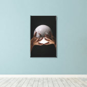 Volleyball Hands Canvas Afdruk (Insitu (Houten vloer))