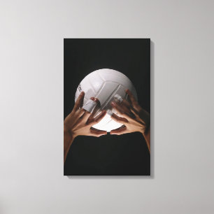 Volleyball Hands Canvas Afdruk