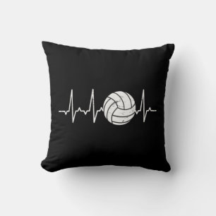 Volleyball Heartbeat Cute Fun Kussen