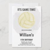 Volleyball Invitations (Devant)