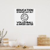 VOLLEYBALL IS BELANGRIJK POSTER (Keuken)
