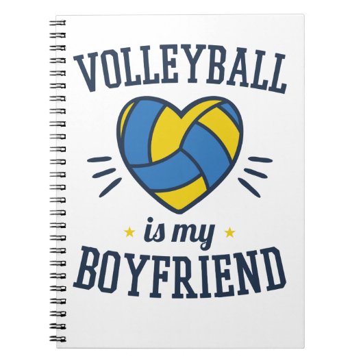 Volleyball is mijn vriend notitieboek (Voorkant)