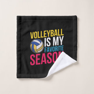 Volleyball Is My Favorite Season Washandje