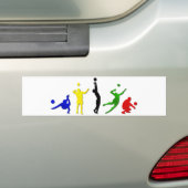 volleyball jeux bumper sticker (En voiture)