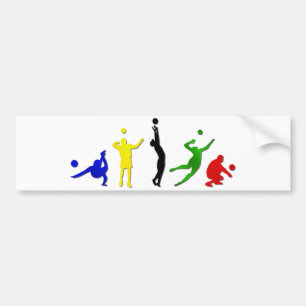volleyball jeux bumper sticker