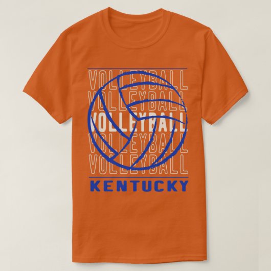 Volleyball Kentucky T-shirt (Design voorkant)
