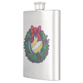 Volleyball Kerstbal Heupfles (Links)