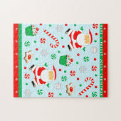 Volleyball Kerstfeestdag Legpuzzel (Horizontaal)