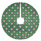 Volleyball Kerstmis Wreath Kerstboom Rok (Voorkant)