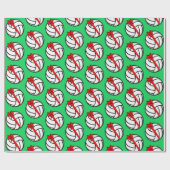 Volleyball-kerstpapier Cadeaupapier (Vlak)