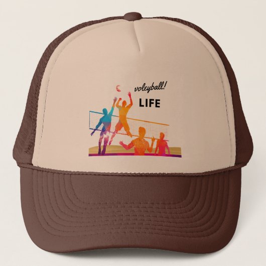Volleyball Laife Trucker Pet (Voorkant)