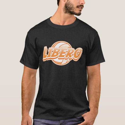 Volleyball Libero T-shirt (Voorkant)