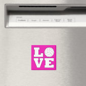 Volleyball LOVE Fridge Magnet Magneet (Insitu (Vaatwasser))