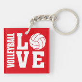 Volleyball Love Sleutelhanger (Achterkant)