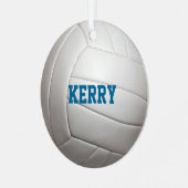 Volleyball Lover Personalized Ornament (Voorkant links)