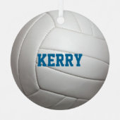 Volleyball Lover Personalized Ornament (Voorkant)