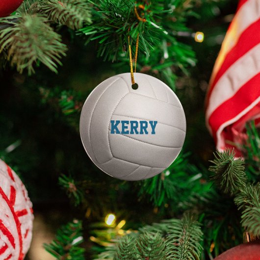 Volleyball Lover Personalized Ornament