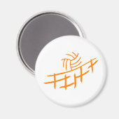 Volleyball Magneet (Voorkant / Achterkant)