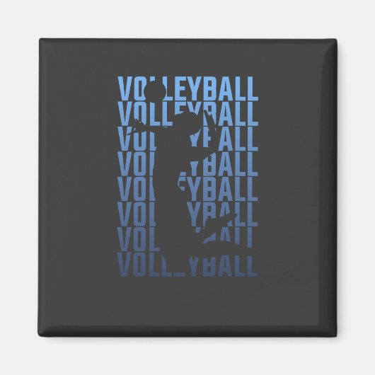 Volleyball Magneet (Voorkant)