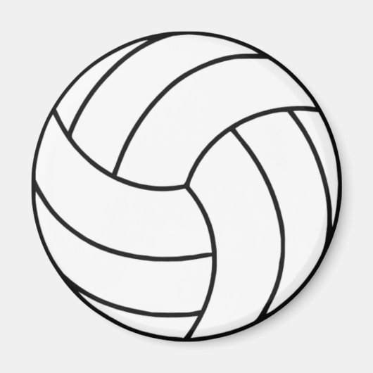 Volleyball Magnet Magneet (Voorkant)