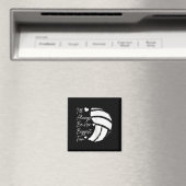 Volleyball mama haar grootste volleybaldochter magneet (Insitu (Vaatwasser))