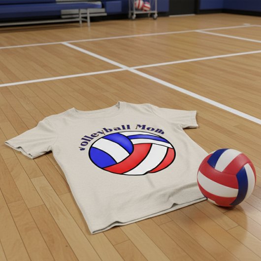 Volleyball mama Tri-Blend shirt