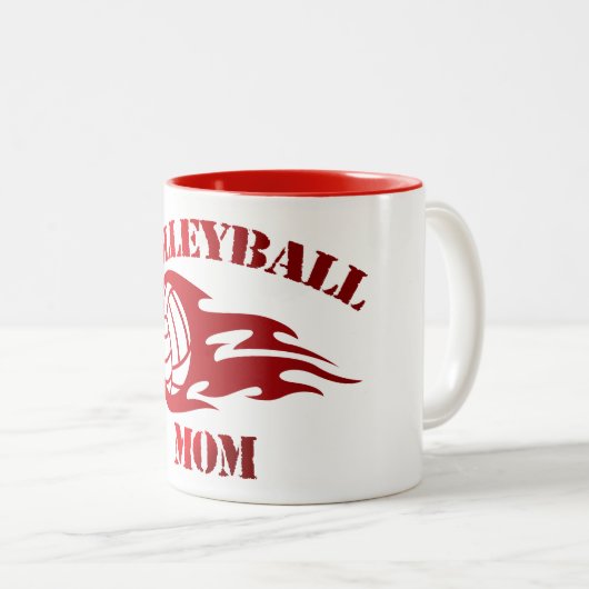 Volleyball Maman Mug (Devant droit)