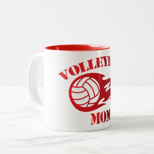 Volleyball Maman Mug (Devant gauche)