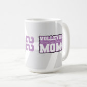 Volleyball Maman Mug Café Couleurs personnalisable (Devant droit)