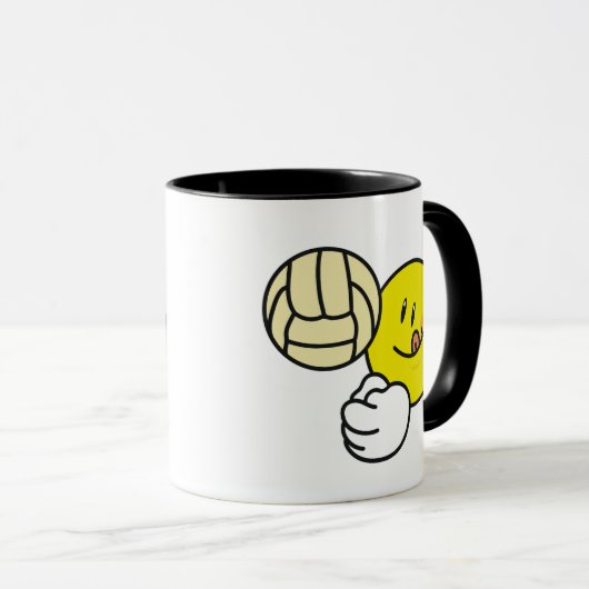 Volleyball Mok (Voorkant rechts)