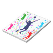 VOLLEYBALL NOTITIEBLOK (Gedraaid)