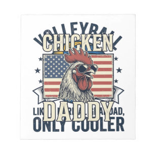 Volleyball Opa Vintage Grappig Shirt Ontwerp_1 Notitieblok