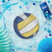 Volleyball Papieren Bordje (Feest)