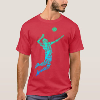 Volleyball Player Boys Men Youth T-shirt