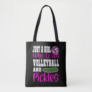 Volleyball Player Coach Pickle Lover Funny Gift Draagtas